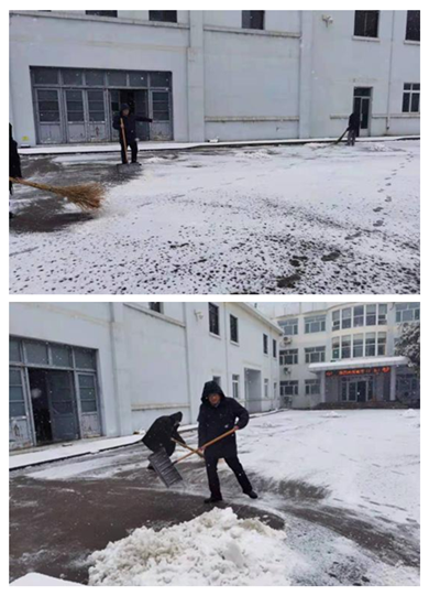 瑞雪連綿兆豐年，連心保安保安全